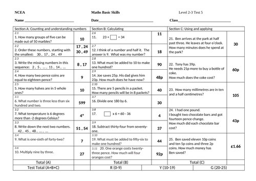 Old style level 2-3 quick maths sheets. | Teaching Resources