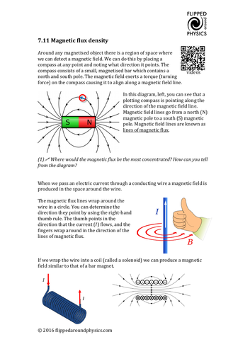 magnetic-flux-density-teaching-resources