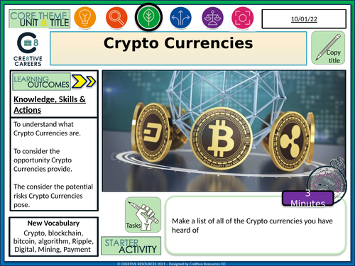 crypto currency teaching tool