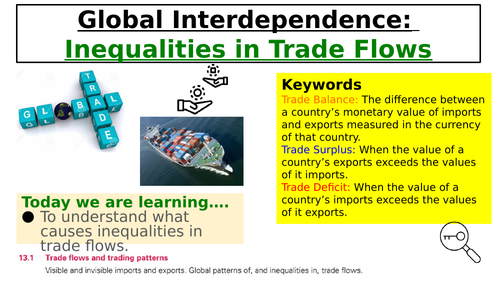 CIE A Level Geography - Global Interdependence | Teaching Resources