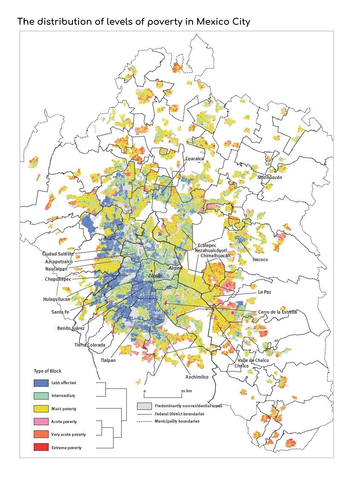 AQA GCSE Geography Urban NEE City Mexico City | Teaching Resources