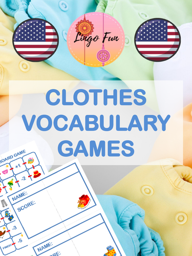 Clothes Vocabulary Games for ESL | Teaching Resources