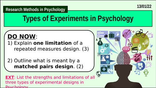 experiment psychology key words