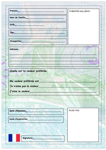 french-passport-la-ma-ha-year-3-4-teaching-resources