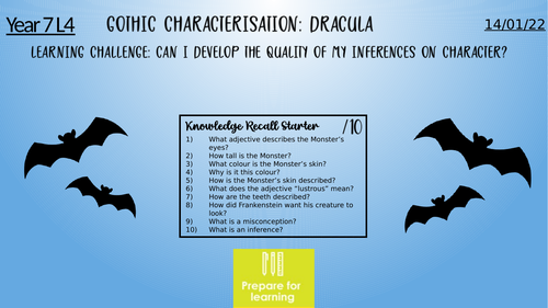 Creating Inferences: Dracula