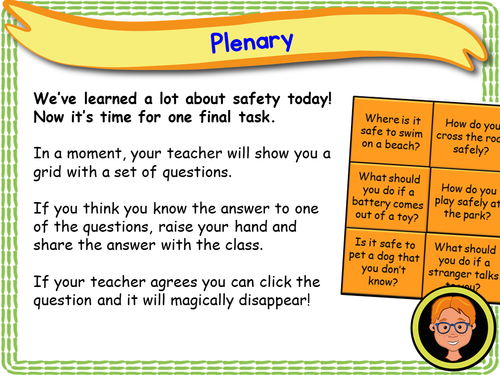 KS1 Safety and Risk | Teaching Resources