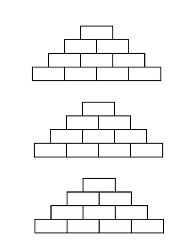 Addition and Subtraction Pyramids | Teaching Resources