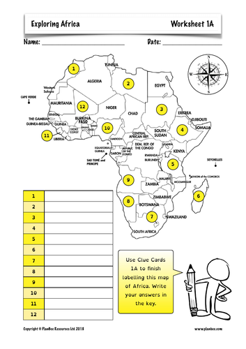 Africa Continent Study | Teaching Resources