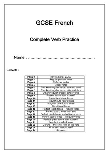 french-verbs-complete-practice-for-gcse-teaching-resources