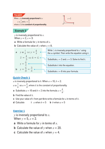 Proportion and Graphs (GCSE - Higher) | Teaching Resources