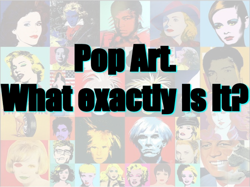 pop art assignment pdf