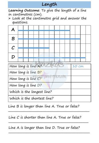 Functional Skills Maths - Entry Level 1 - Measure - Length, Height ...