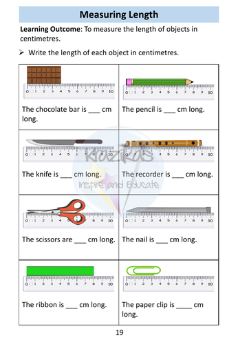 Functional Skills Maths - Entry Level 1 - Measure - Length, Height ...