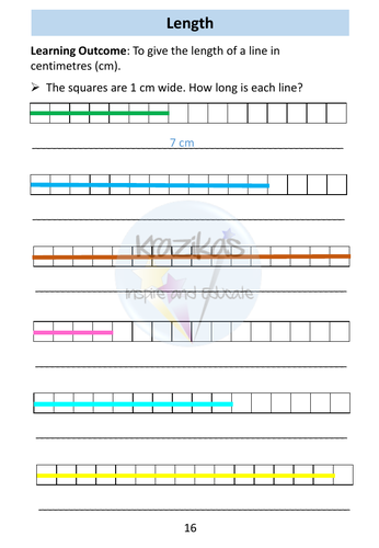 Functional Skills Maths - Entry Level 1 - Measure - Length, Height ...