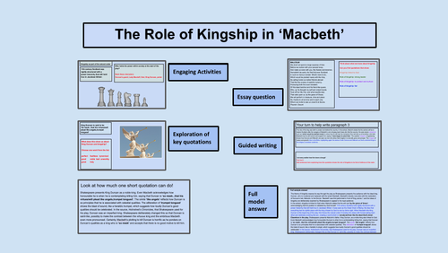 kingship in macbeth essay question