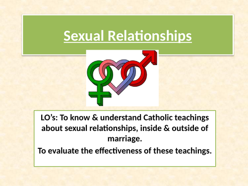 Sexual Relationships Teaching Resources 5104