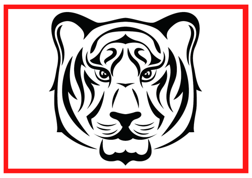 Tiger Face Template | Teaching Resources
