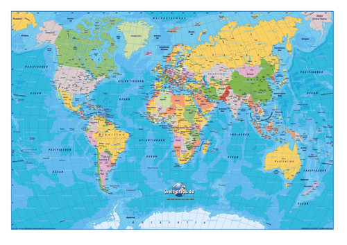 CLIL Geography in German Mapwork Lesson 2 Projections Longitude and ...