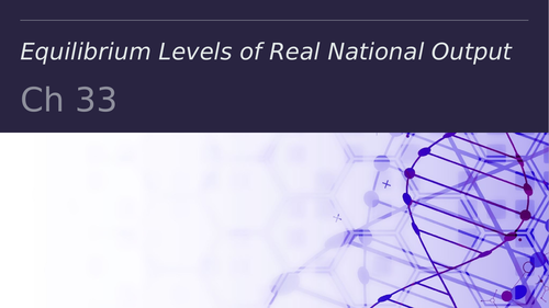 IAL Economics Unit 2 Equilibrium National Output