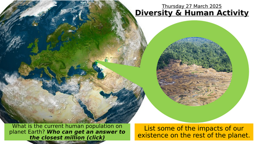 10.3 - Species Diversity & Human Activity