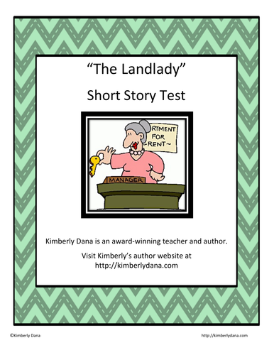 The Landlady by Roald Dahl Assessment 91����t