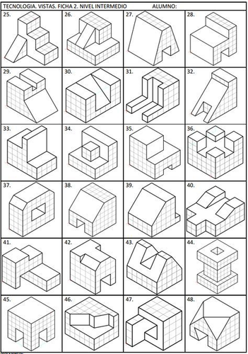 EDUQAS/Wjec - Engineering Level 1/2 - Unit 3 orthographic and 3rd angle ...