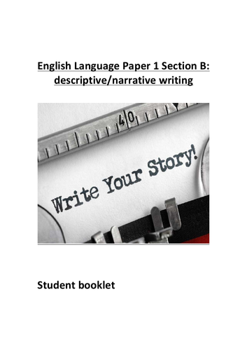 creative writing booklet pdf
