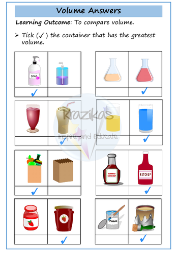 Volume and Capacity Workbook - Functional Skills Maths - Entry Level 1 ...