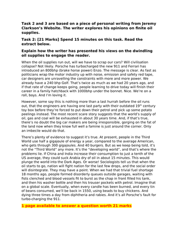 CCEA UNIT 1 SECTION B | Teaching Resources