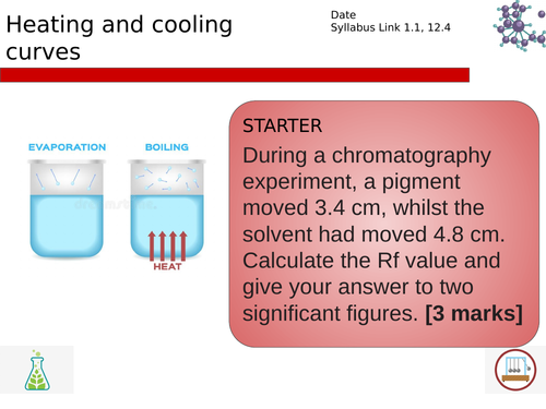 Purity and heating and cooling curves