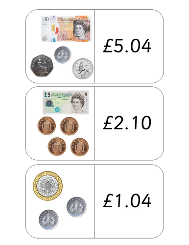 year 3 maths dominoes for adding money uk coins and notes matching card game teaching resources