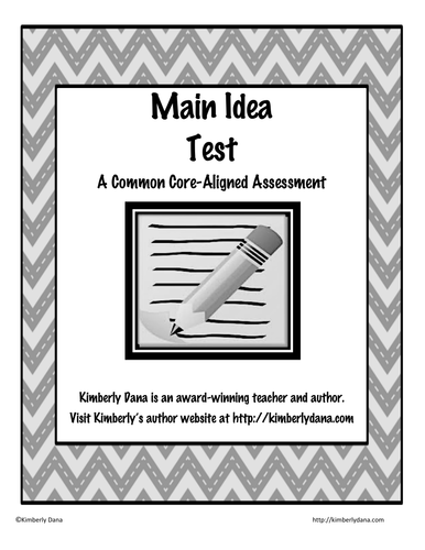 Main Idea 91����t Assessment
