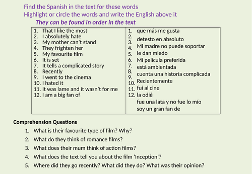 film-review-in-spanish-ks3-teaching-resources