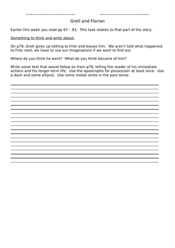 'Clockwork' by Philip Pullman - 5 weeks of Literacy tasks, write on and ...