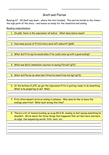 'Clockwork' by Philip Pullman - 5 weeks of Literacy tasks, write on and ...
