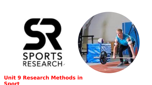 Unit 9 Research Methods Btec Level 3 Sport Teaching Resources