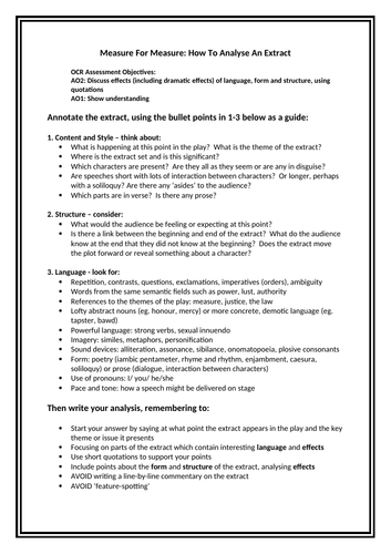 measure-for-measure-how-to-analyse-an-extract-teaching-resources