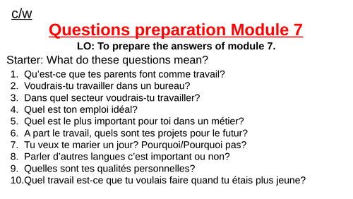 edexcel-gcse-french-higher-module-7-speaking-questions-work