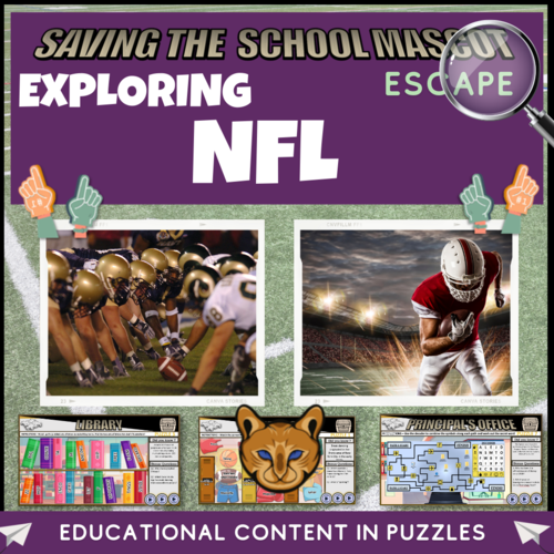 PE NFL Escape Room Teaching Resources