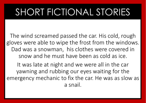 15 Short Fictional Stories | Teaching Resources