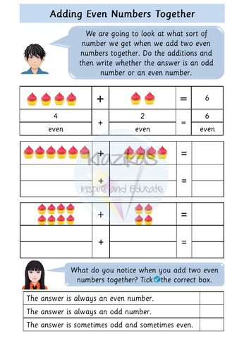 Odd and Even Numbers | Teaching Resources