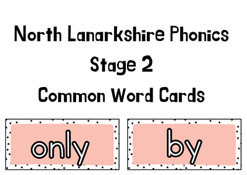 nlc-stage-2-common-word-flashcards-teaching-resources