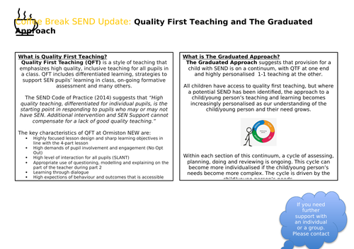 QFT and Graduated Approach Class teacher guide