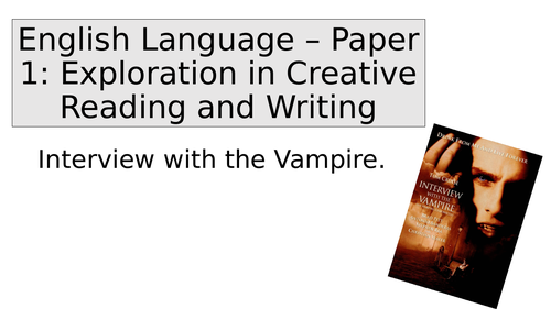 interview with the vampire research paper