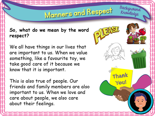 Manners and Respect - KS1 | Teaching Resources