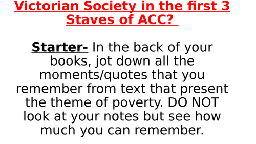 A Christmas Carol Poverty Essay Plan  Teaching Resources