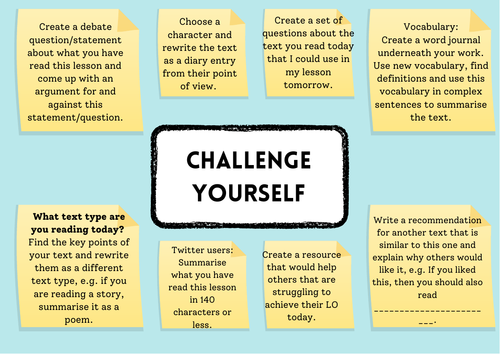 Reading Challenge sheet KS2 | Teaching Resources