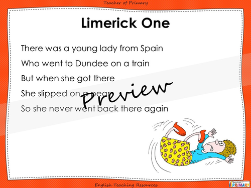 Limericks - Year 5 / Year 6 | Teaching Resources