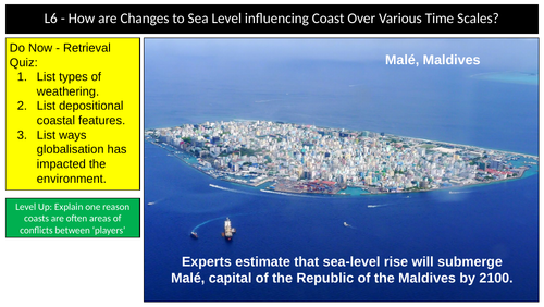 Sea Level Rise Coasts AQA