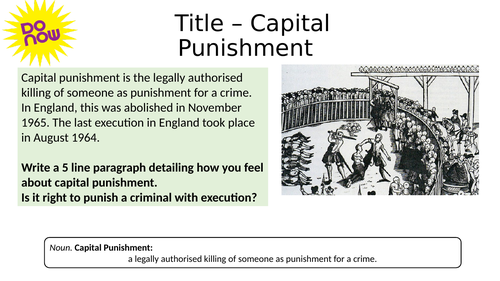 Capital Punishment